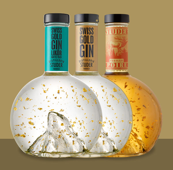 Produkte in der Matterhorn-Flasche